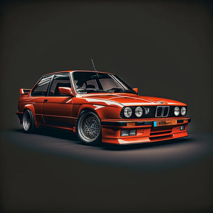 5-Pack Classic 1989 BMW M3 Digital Posters