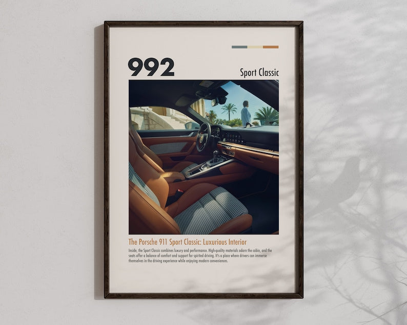 Porsche 911 Sport Classic Poster