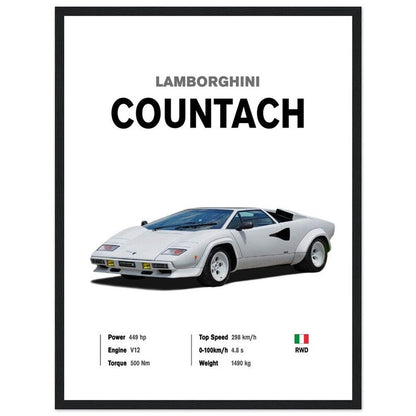 Lamborghini Countach: The epitome of supercar elegance_driver_clothing_drivi.store