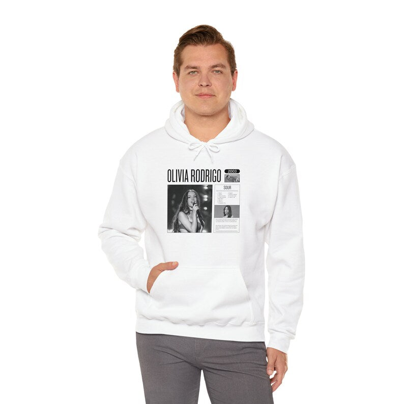 Sour Hoodie: Vintage Album Cover Sweatshirt for Pop Fans