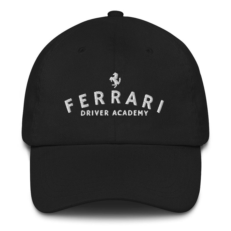 Ferrari Driver Academy Dad Hat | Racing Motorsport Apparel_driver_clothing_drivi.store