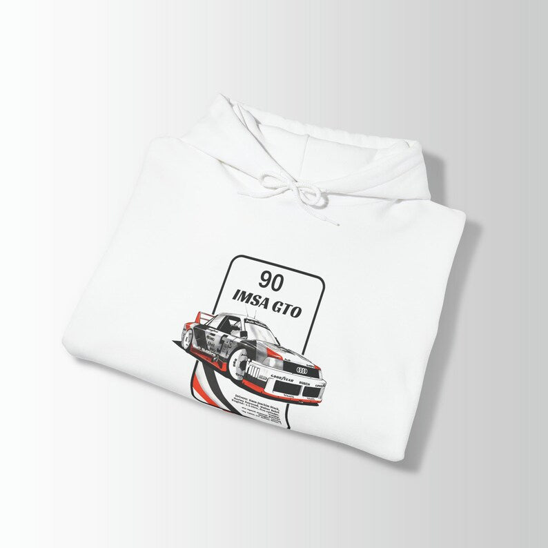 Retro Audi 90 Quattro Racing Hoodie_driver_apparel_drivi.store