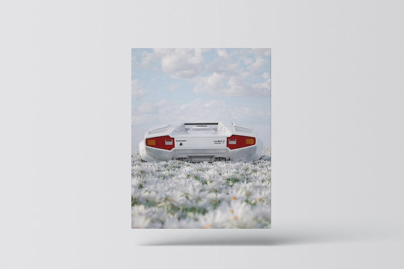 Lamborghini Aventador Poster: Car Enthusiast Art for Stylish Spaces