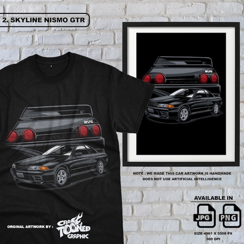 JDM T-Shirt Design: Vector Car Graphic for Sublimation Printing_driver_clothing_drivi.store