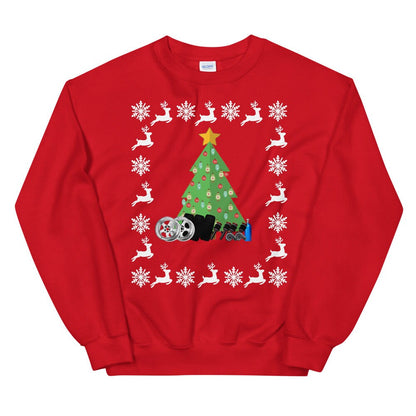 JDM Christmas Tree Ugly Christmas Sweatshirt