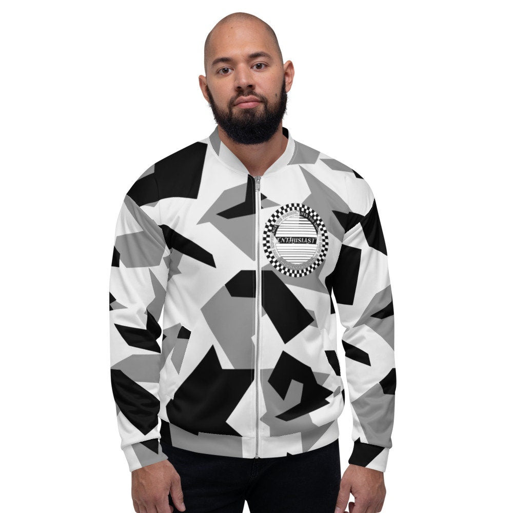 Car Enthusiast Digi Camo Bomber Jacket