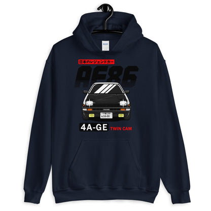 AE86 4AGE Twin Cam Hoodie