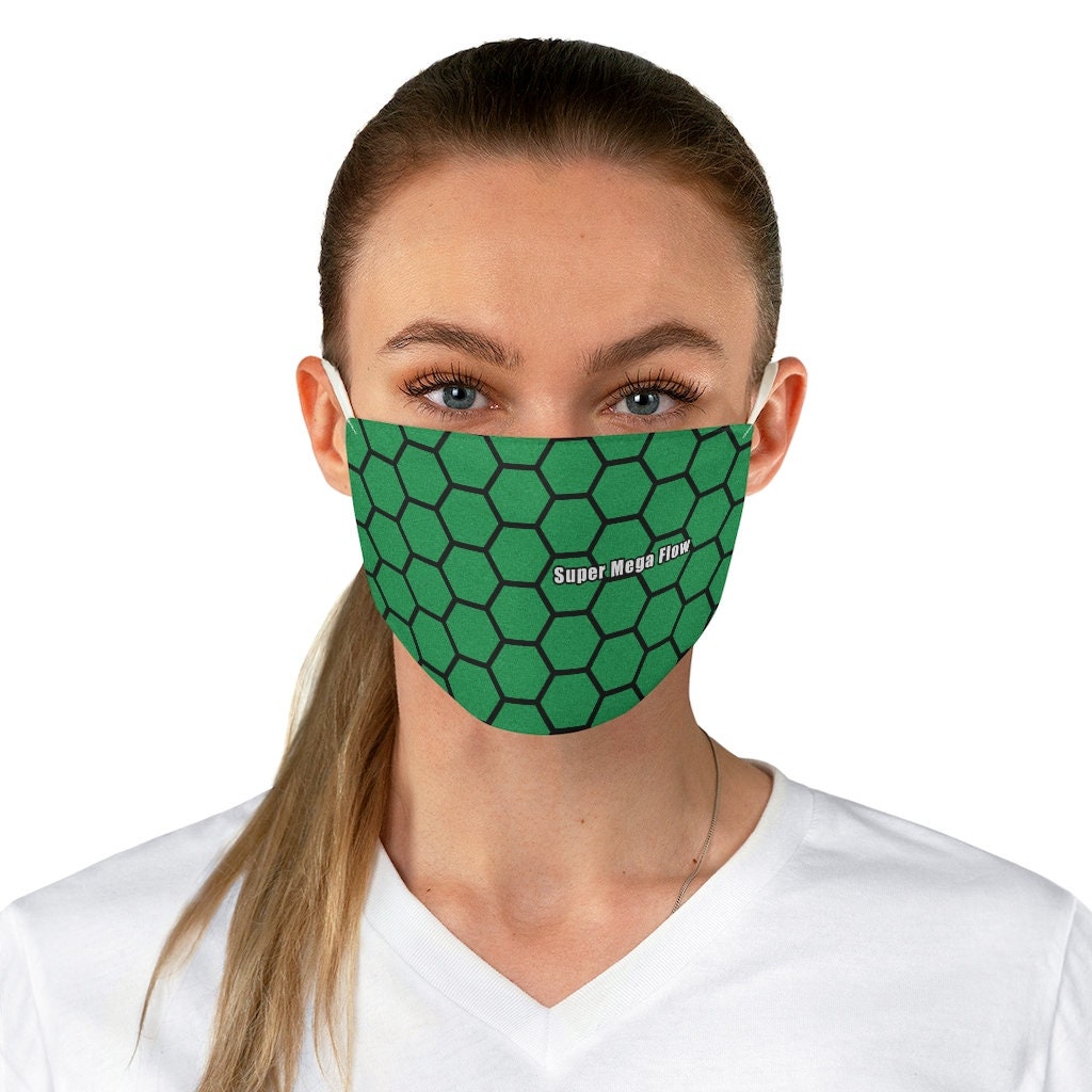 Super Mega Flow Green Face Mask