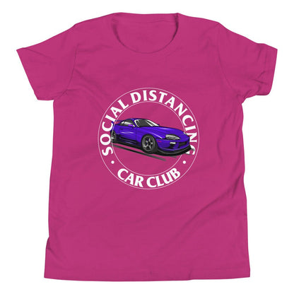 JZA80 JDM 2JZ Social Distancing Car Club Youth Short Sleeve T-Shirt