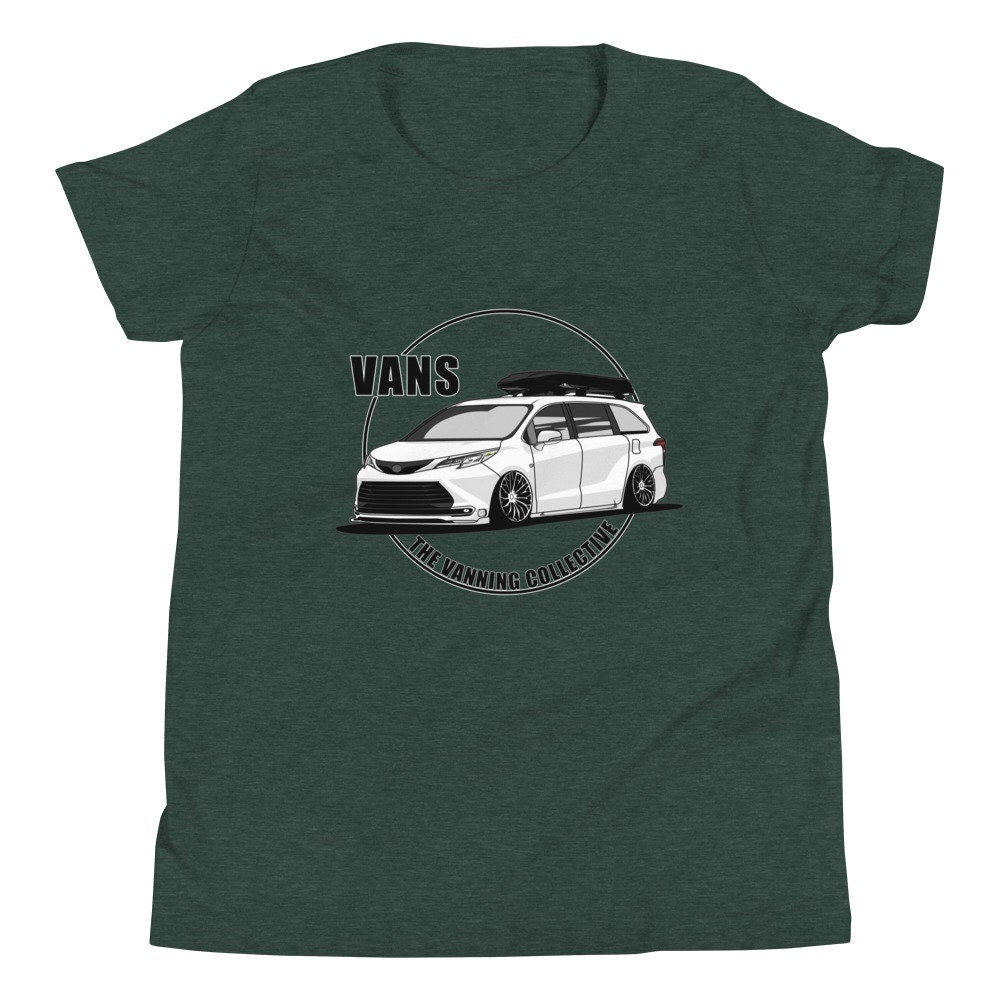 The Vanning Collective Stanced Minivan Youth Short Sleeve T-Shirt