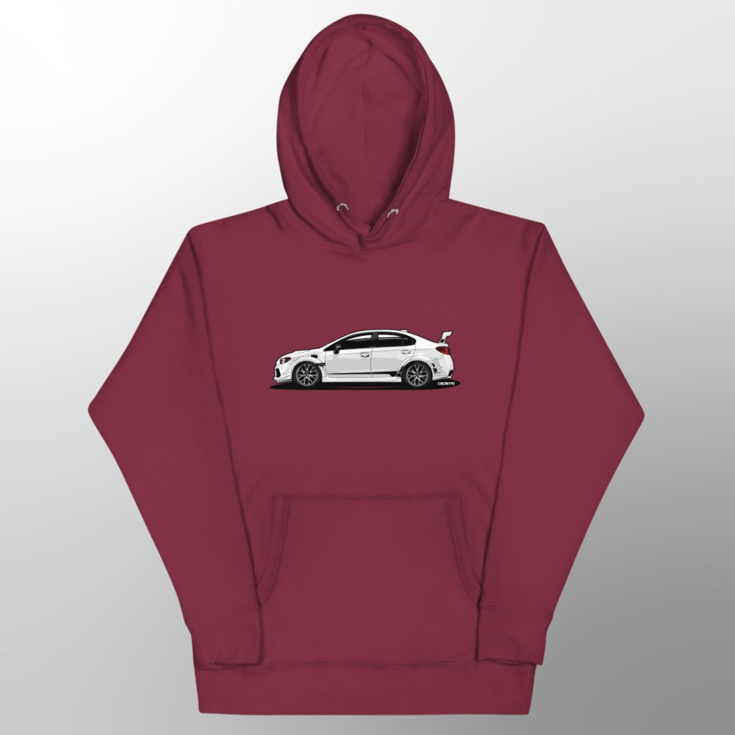 Subaru WRX STI Hoodie in Crystal White