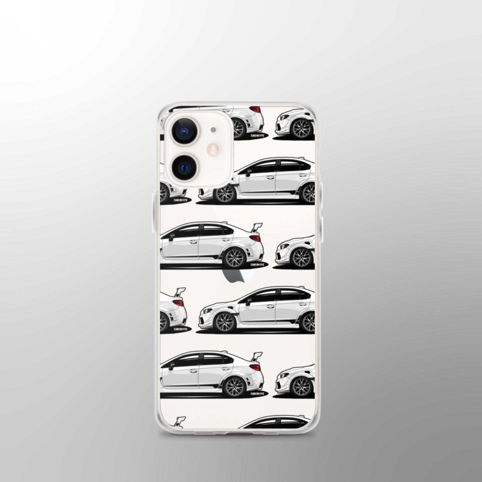 Subaru WRX STI Clear iPhone Case - Crystal White