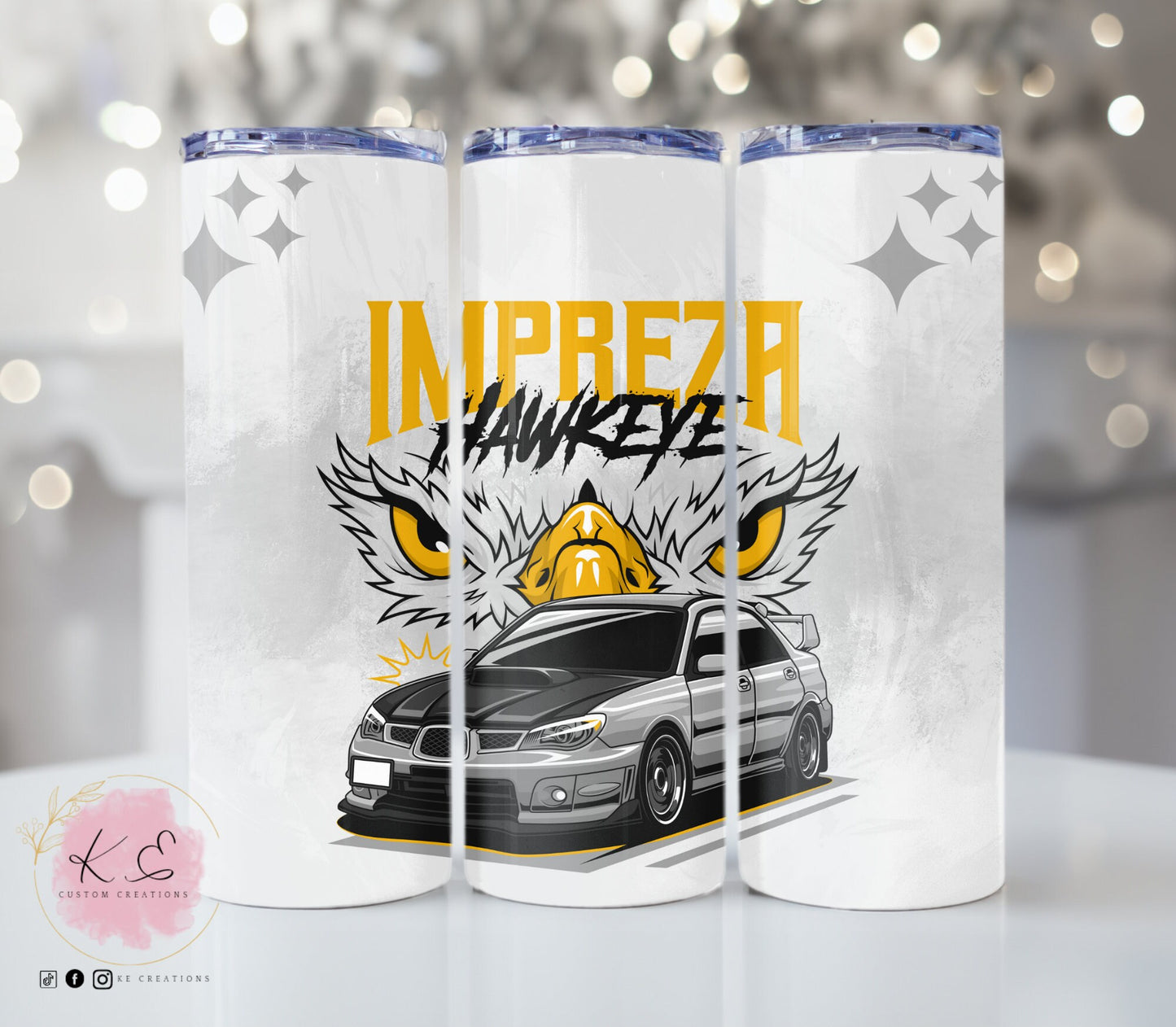 Custom JDM 20oz Tumbler - Haweye Impreza Tumbler