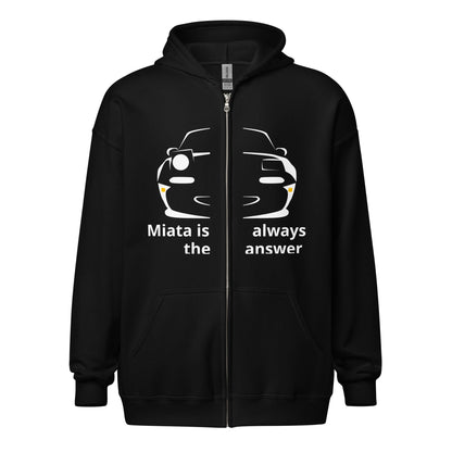 Always The Answer Zip Hoodie