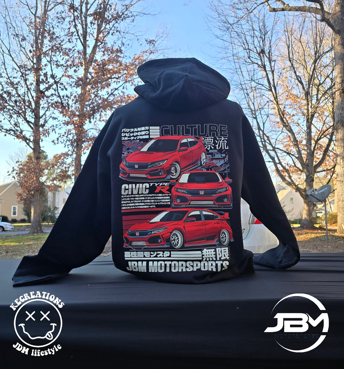 JDM Hoodie - HD Civic TYPE R