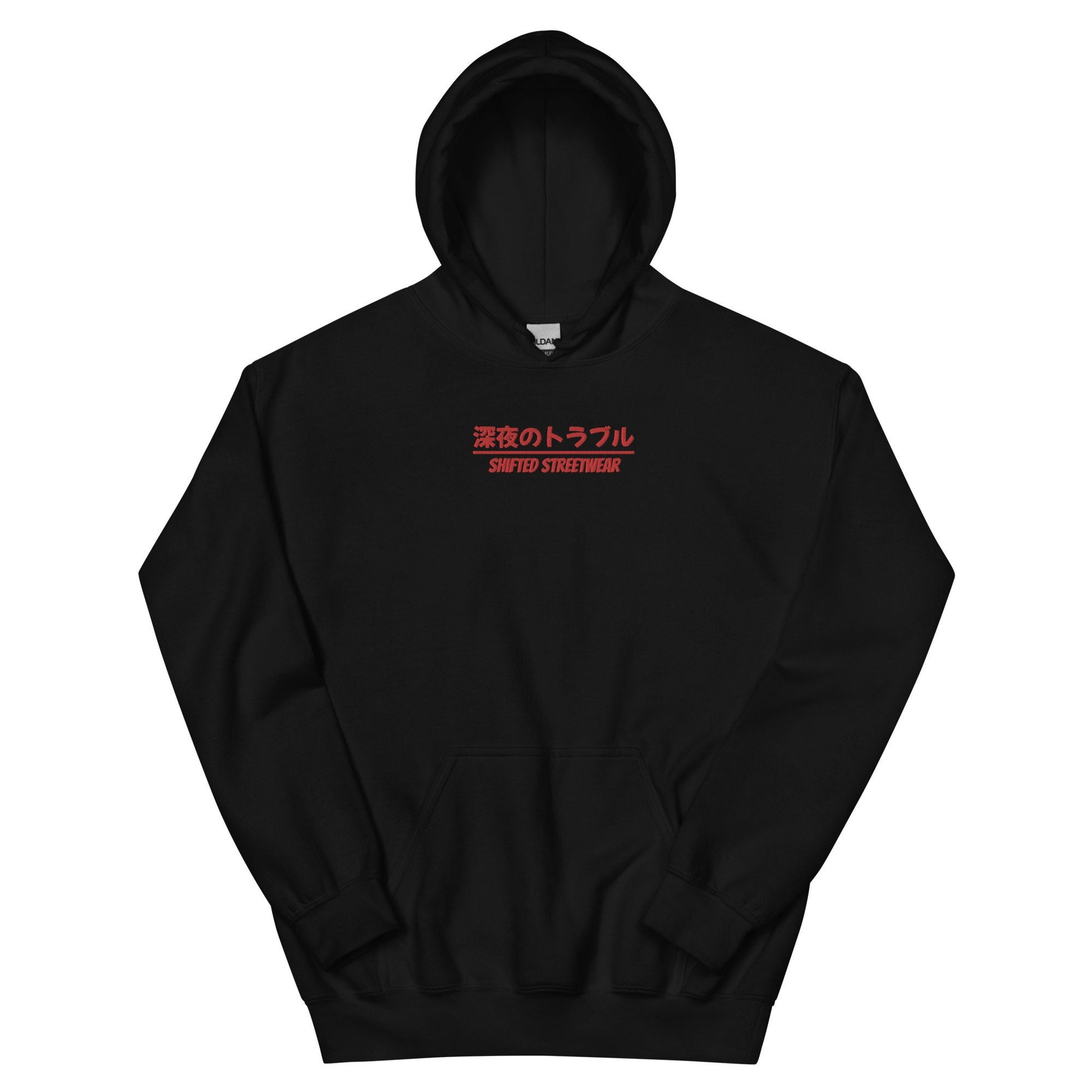 Embroidered "Late Night Trouble" JDM Hoodie