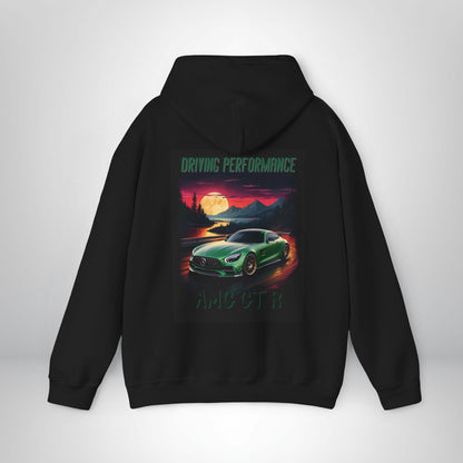 Mercedes AMG GT-R Hoodie - Custom Design Hooded Sweatshirt for Driving Enthusiasts - Unisex Heavy Blend Hoodie