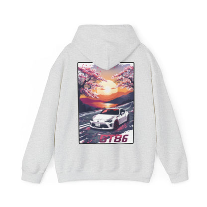 Toyota GT86 Hoodie Sunset Design Graphic Hoodie Jdm Style Gift For Him Gift Ideas