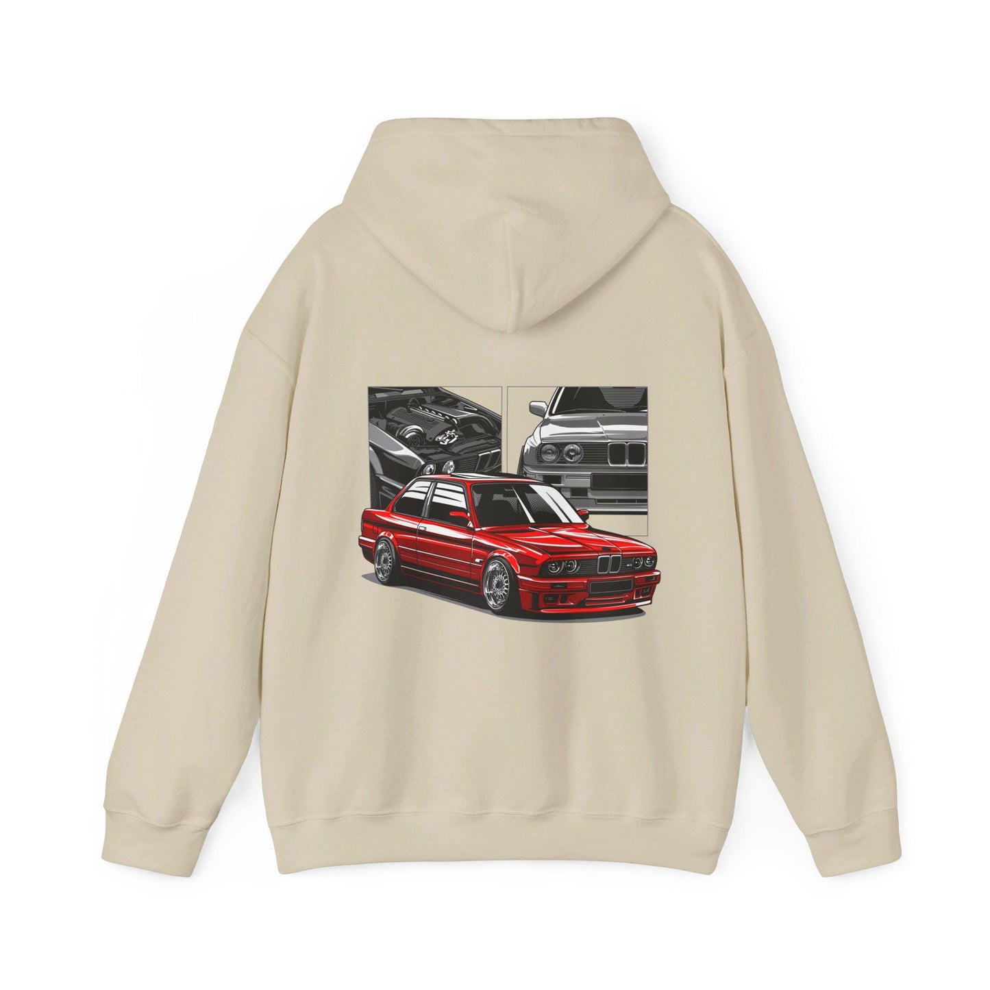 BMW M3 RED E30 Unisex Heavy Blend Hoodie