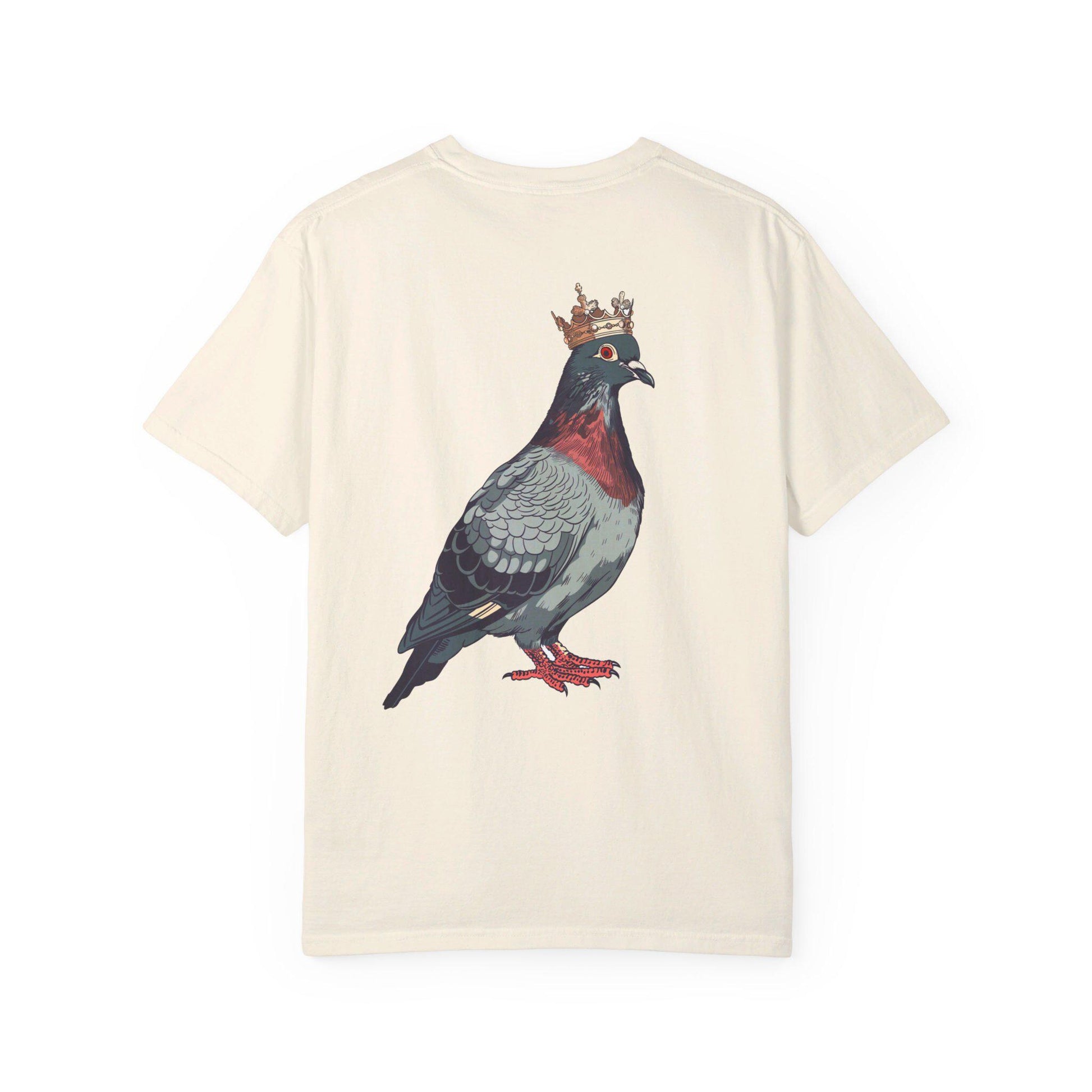 Royal Pigeon T-shirt - Boosted Gear Co, Unique Bird Art Top, Cool Unisex Tee, Casual Graphic Shirt, Quirky Animal Apparel