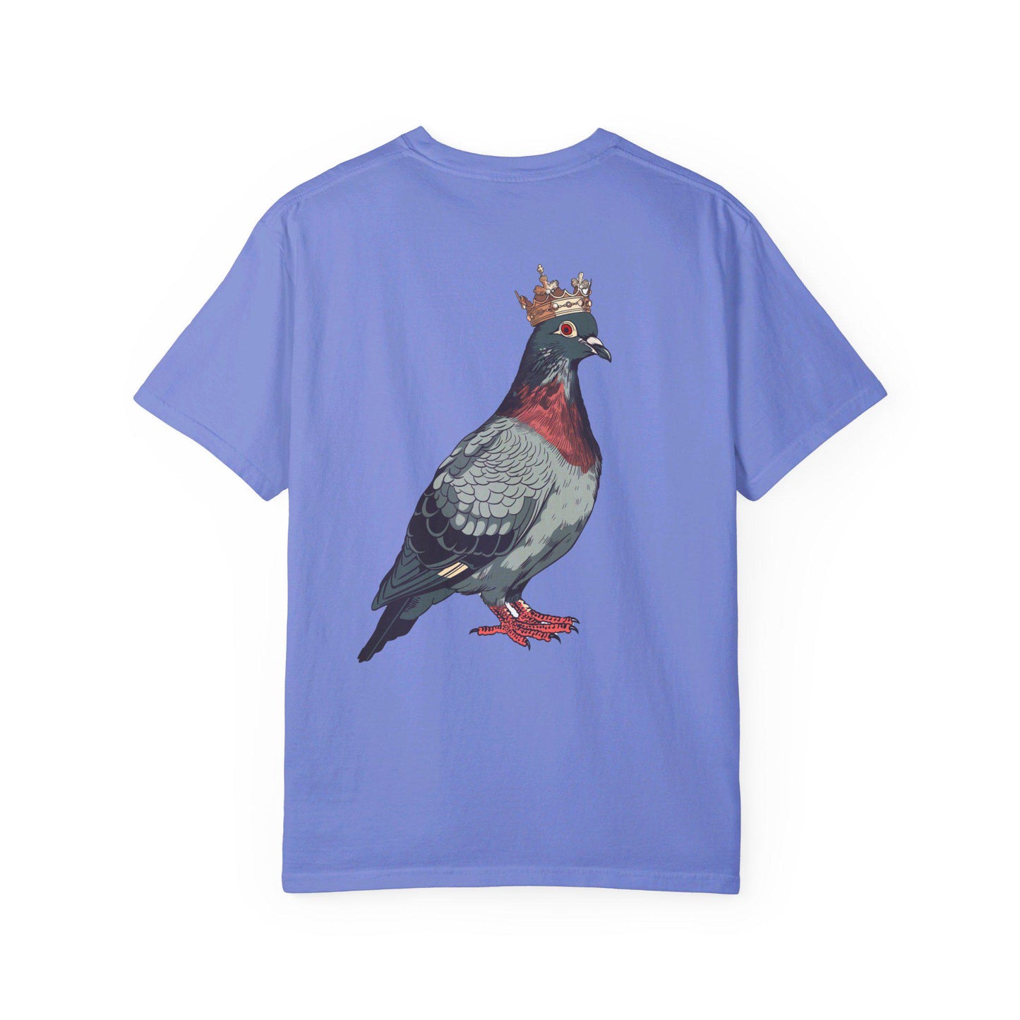 Royal Pigeon T-shirt - Boosted Gear Co, Unique Bird Art Top, Cool Unisex Tee, Casual Graphic Shirt, Quirky Animal Apparel