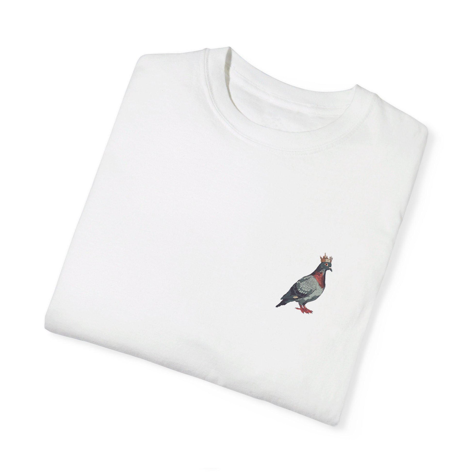 Royal Pigeon T-shirt - Boosted Gear Co, Unique Bird Art Top, Cool Unisex Tee, Casual Graphic Shirt, Quirky Animal Apparel