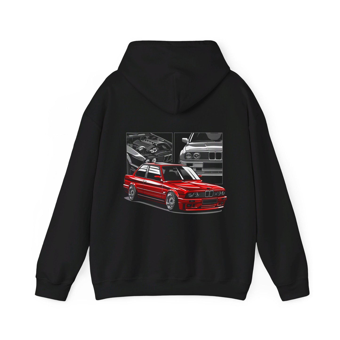 BMW M3 RED E30 Unisex Heavy Blend Hoodie