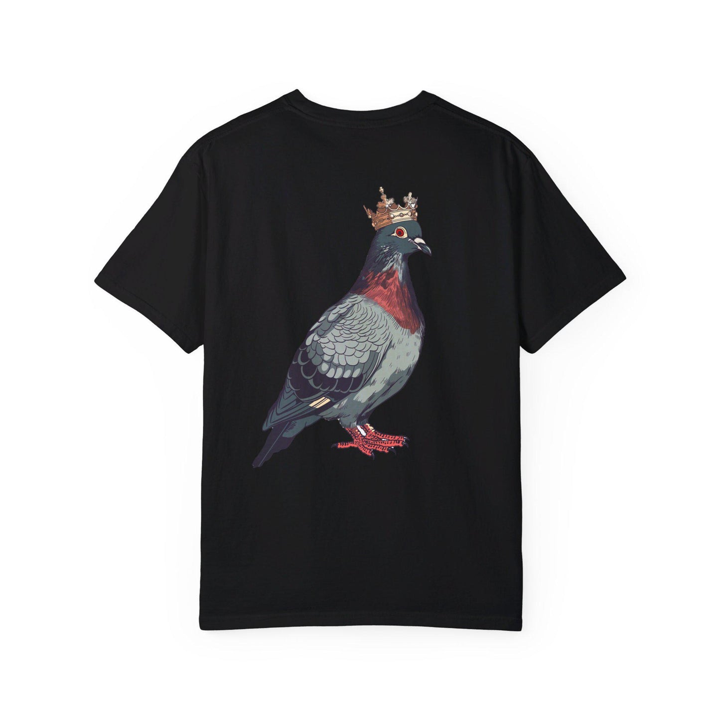 Royal Pigeon T-shirt - Boosted Gear Co, Unique Bird Art Top, Cool Unisex Tee, Casual Graphic Shirt, Quirky Animal Apparel