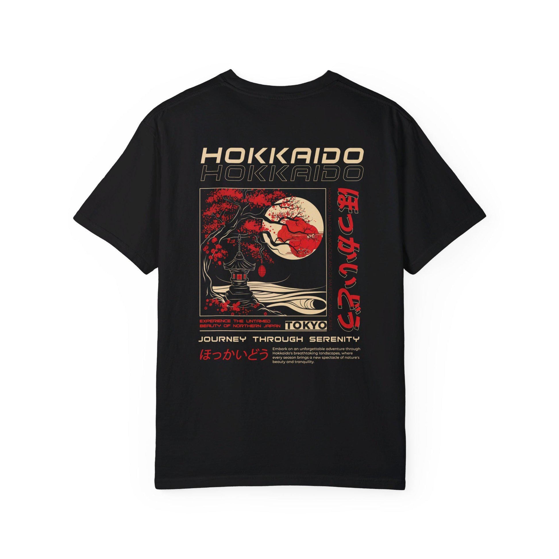 Hokkaido Journey Shirt - Japanese Art Tee, Scenic Travel Design, Cool Unisex Top, Casual Graphic Apparel