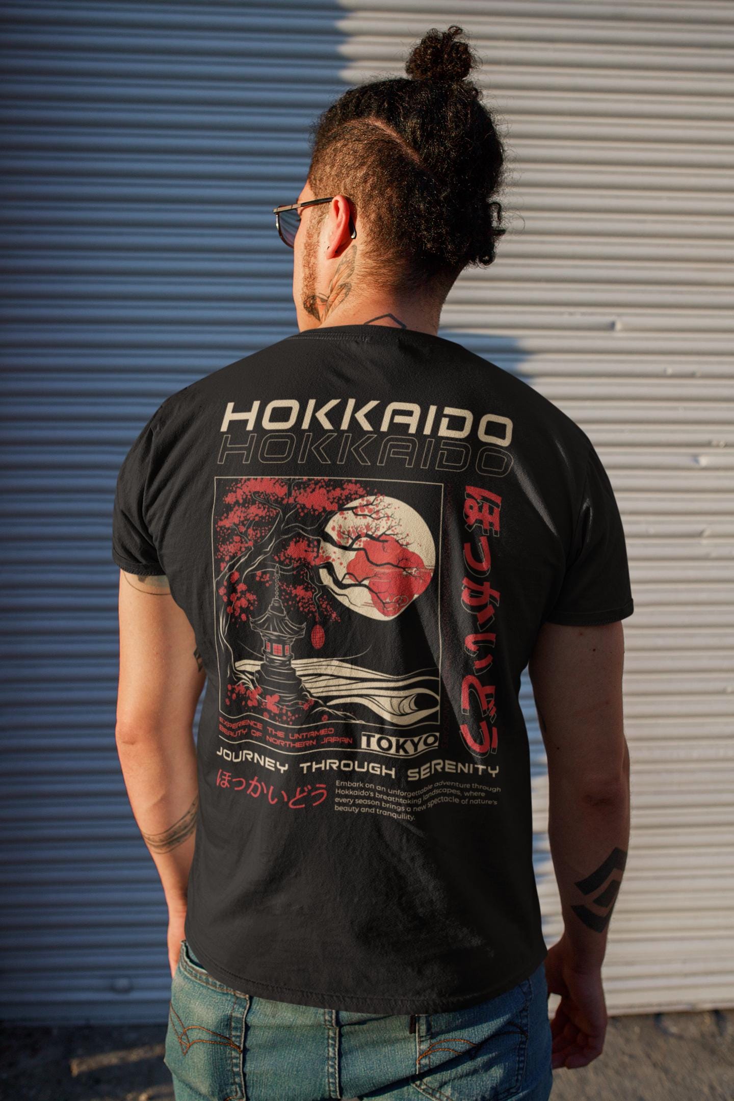 Hokkaido Journey Shirt - Japanese Art Tee, Scenic Travel Design, Cool Unisex Top, Casual Graphic Apparel