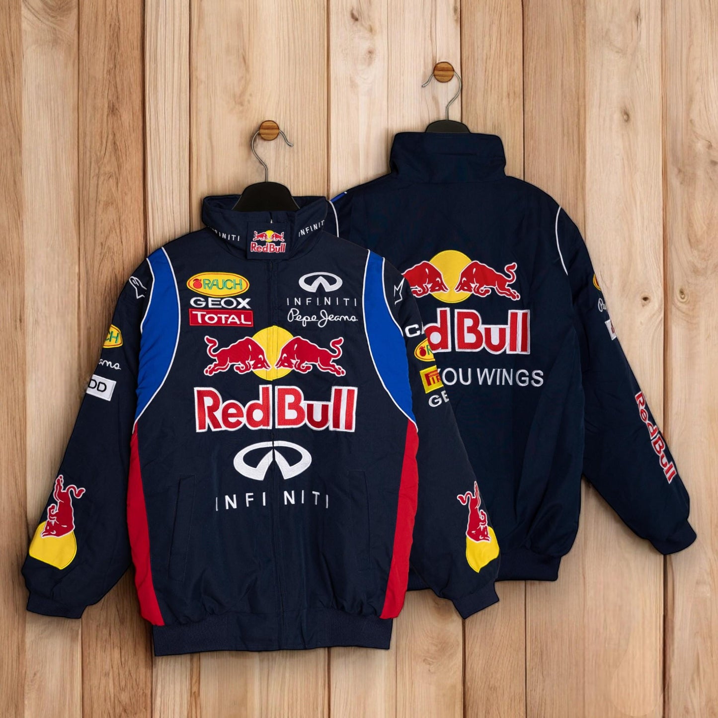 Redbull Racing Leather Jacket For Men, Smart Oversized Redbull Jacket, Sports Jacket Car Enthusiast Gift, Cool Racing Jacket, Gift For Men