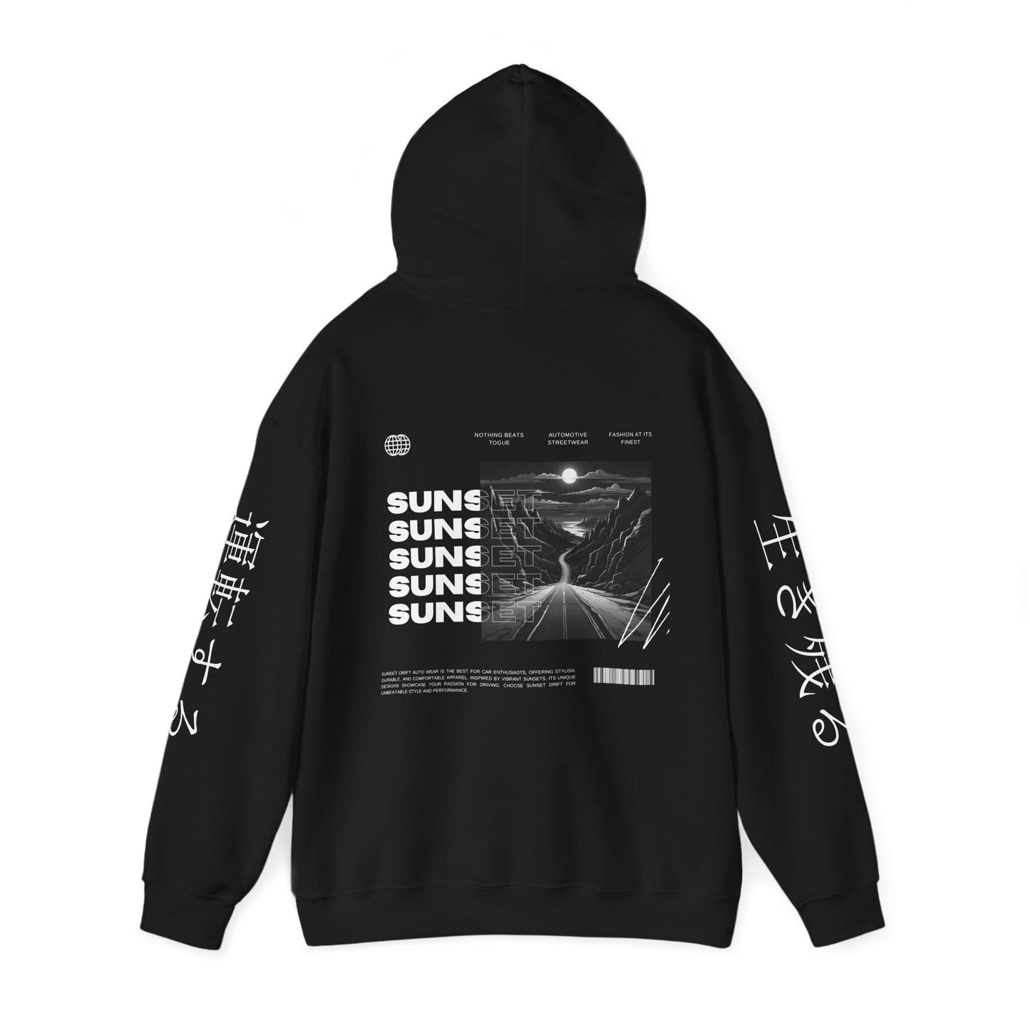 Sunset Drift Monotone Togue Unisex Sweatshirt