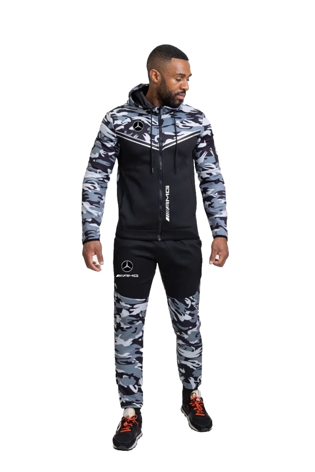 AMG E523-2 Tracking Men's Hoodie_driver_clothing_drivi.store